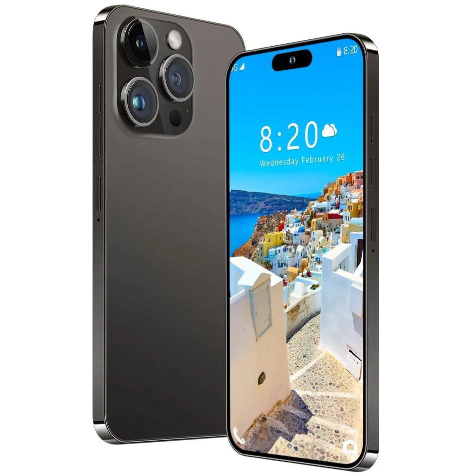 Brand New Phone 15 Pro Max 8G+512GB Smart 15 phone 15 Pro Max Clone Have Logo 4G 5g Smartphone 6.7 inch AMOLED Screen